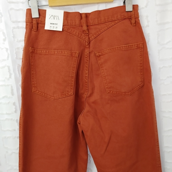 SOLD Zara mom fit hi-rise jeans size 2 - Picture 10 of 11